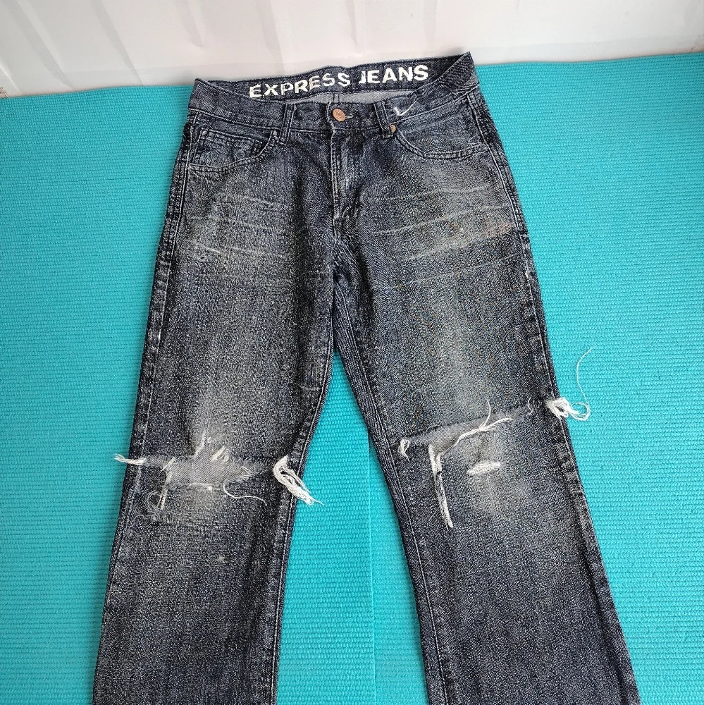 Express Mens Boot Cut Kingston Classic Fit Jeans 30 X32